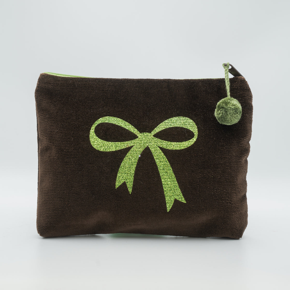 Samt-Kosmetiktasche medium "Schleife"