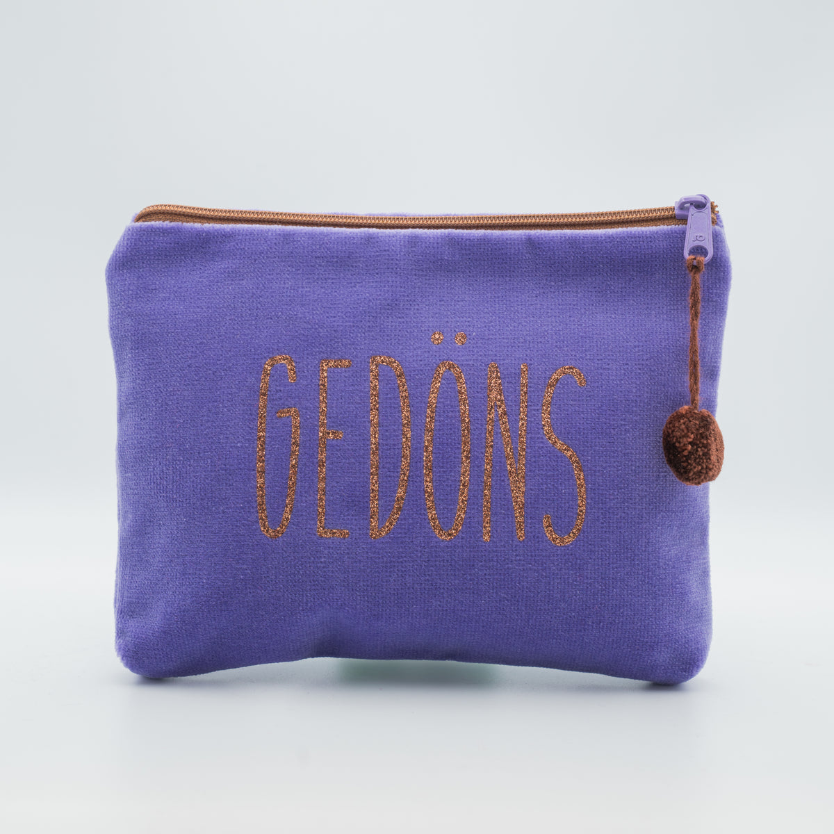 Samt-Kosmetiktasche medium "Gedöns"