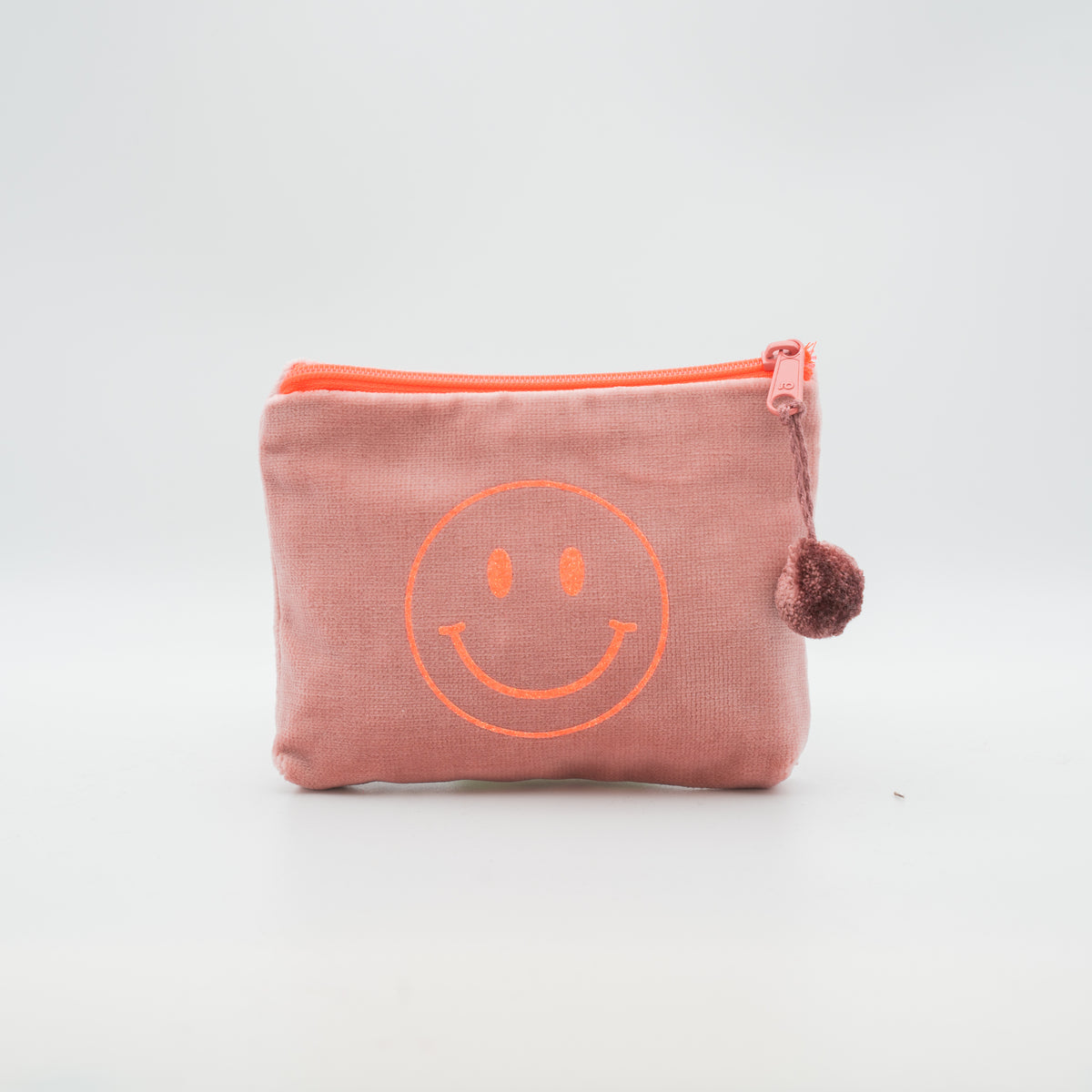 Samt-Kosmetiktasche mini "Smiley"