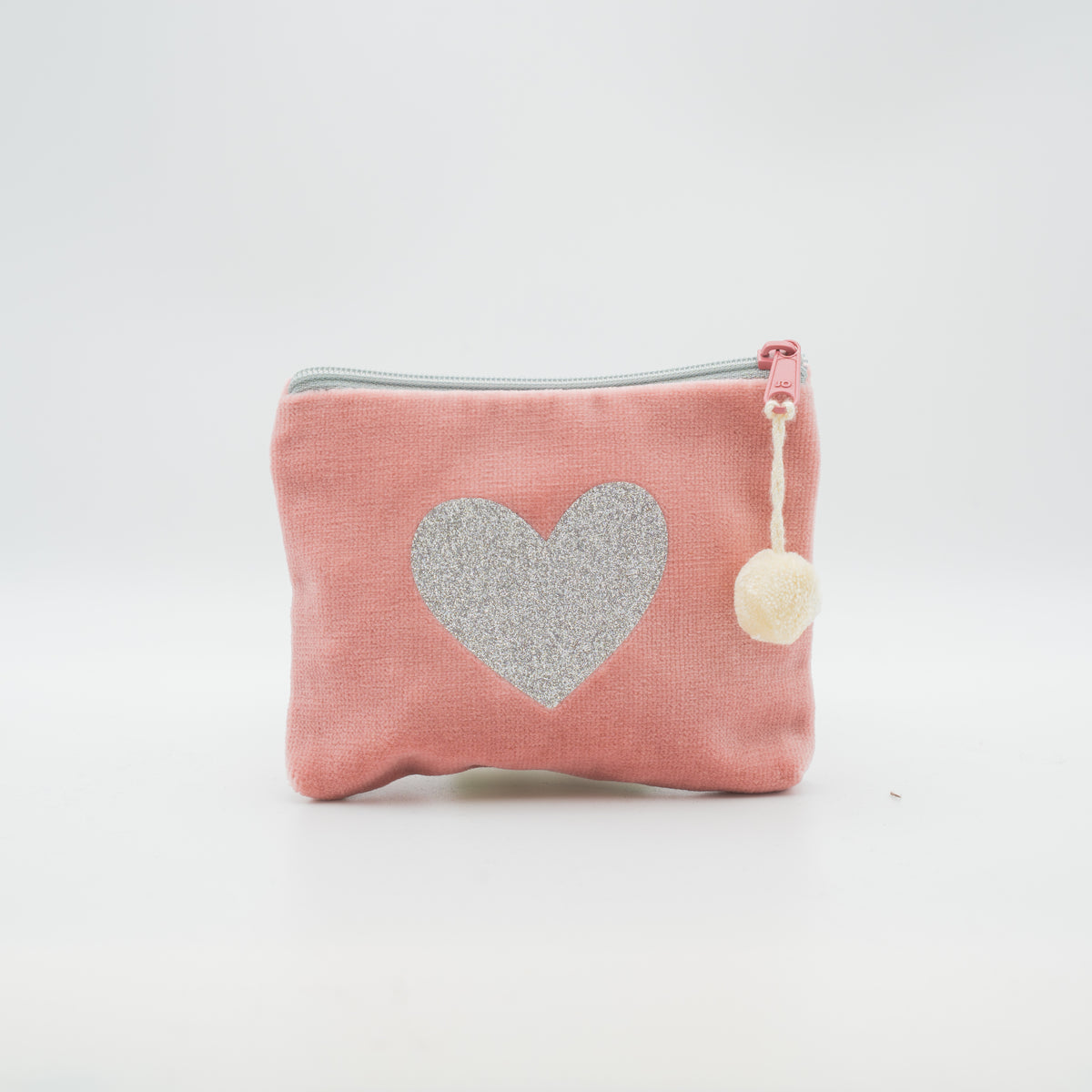 Samt-Kosmetiktasche mini "Herz"