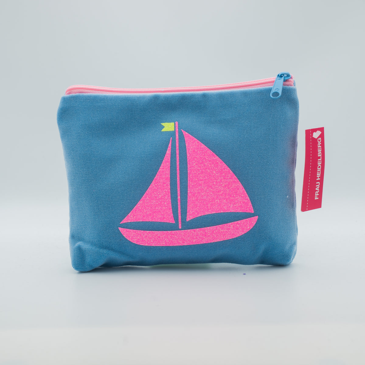Kosmetiktasche medium Segelboot