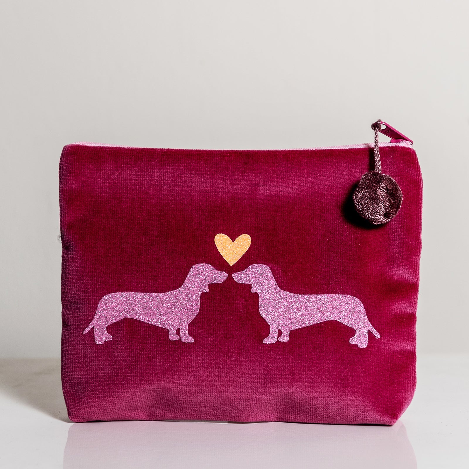 Kosmetiktasche Dackelpaar