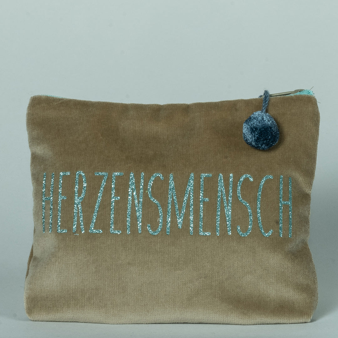 Kosmetiktasche Herzensmensch