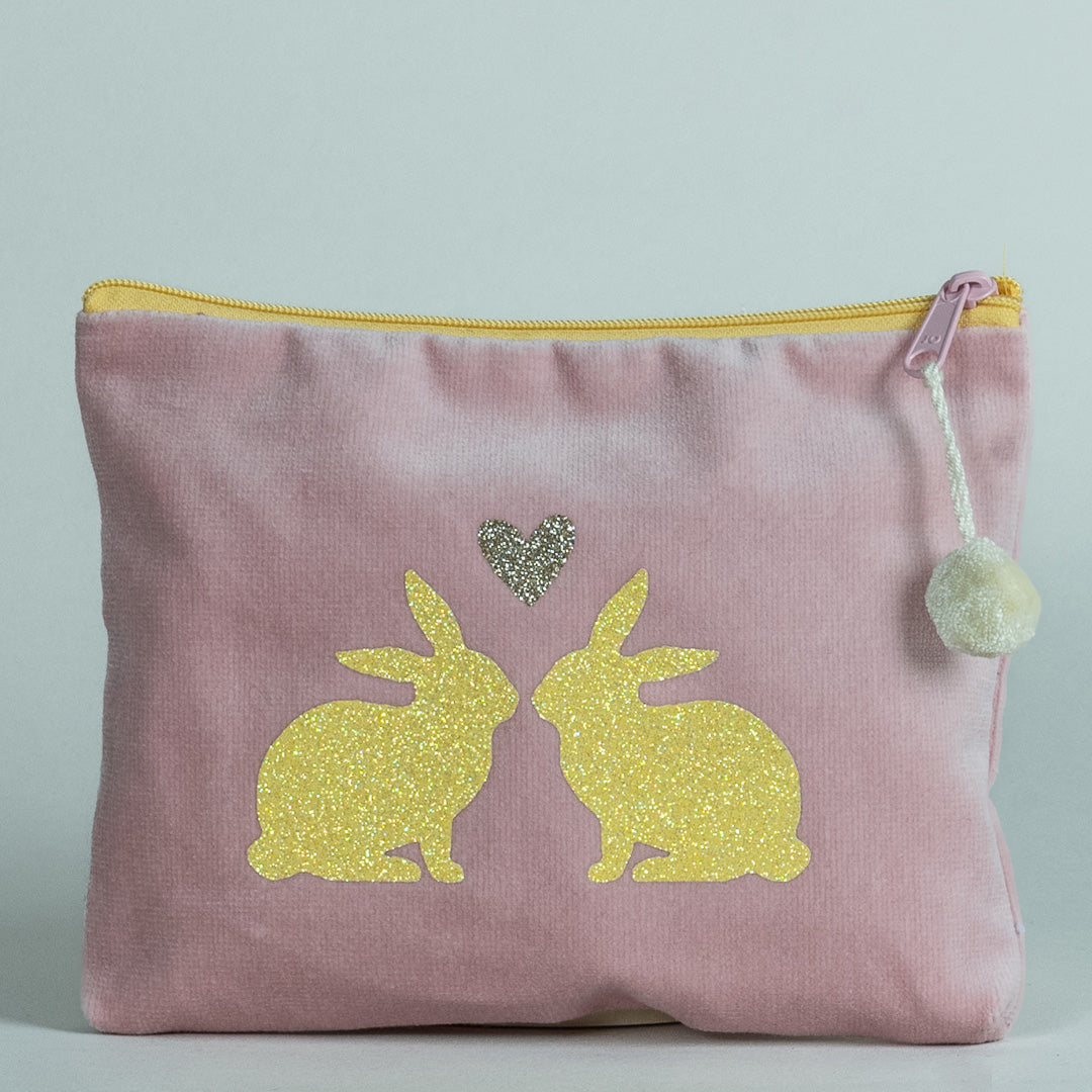 Kosmetiktasche Hasenpaar
