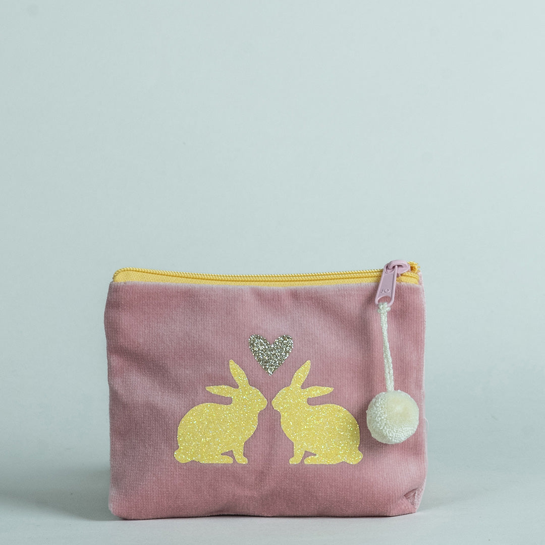 Kosmetiktasche mini Hasenpaar