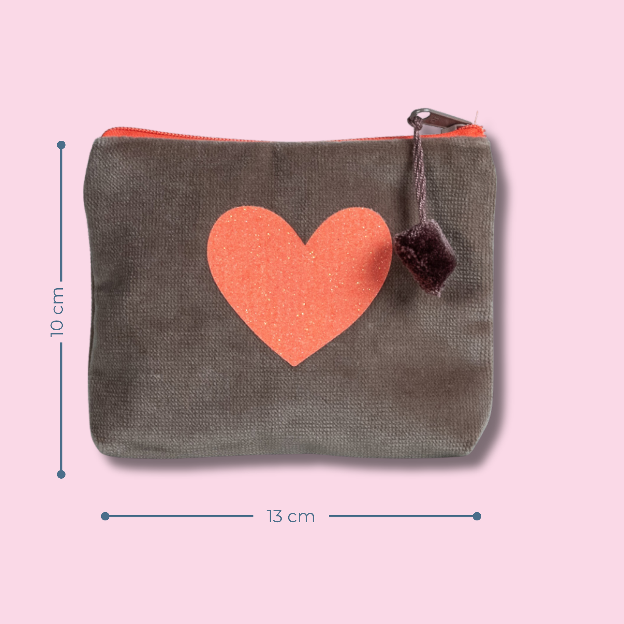 Kosmetiktasche mini Herz