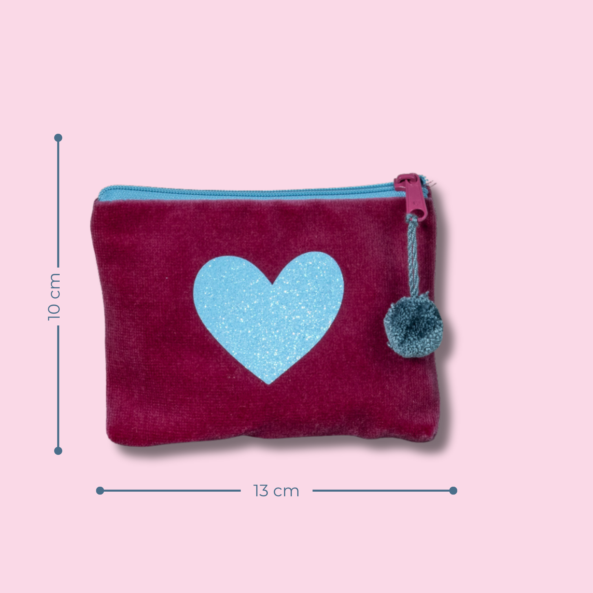 Kosmetiktasche mini Herz