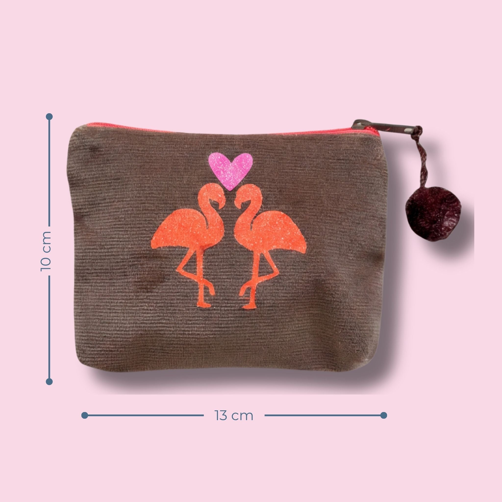 Kosmetiktasche mini Flamingos