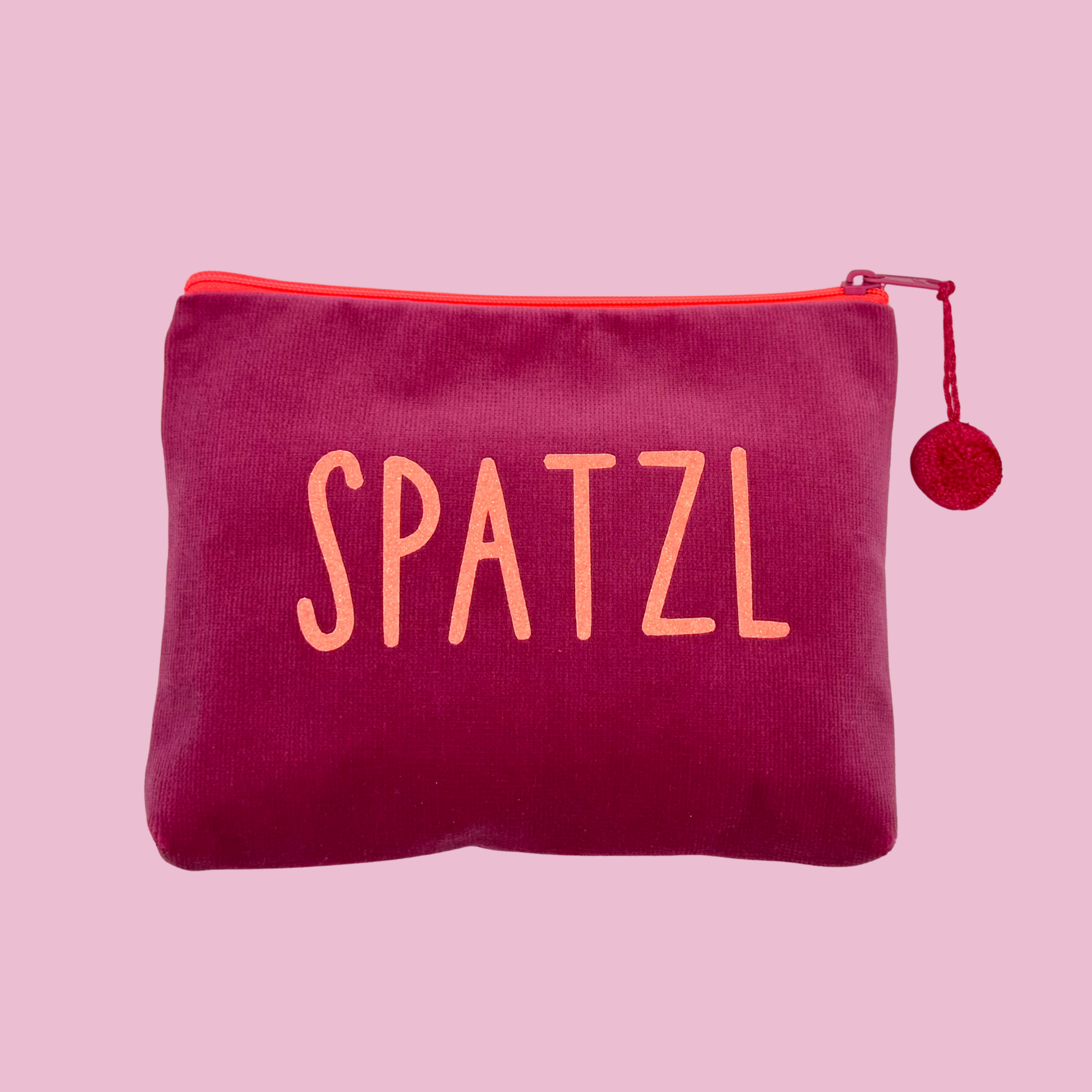 Frau Heidelberg Samt-Kosmetiktasche medium Spatzl