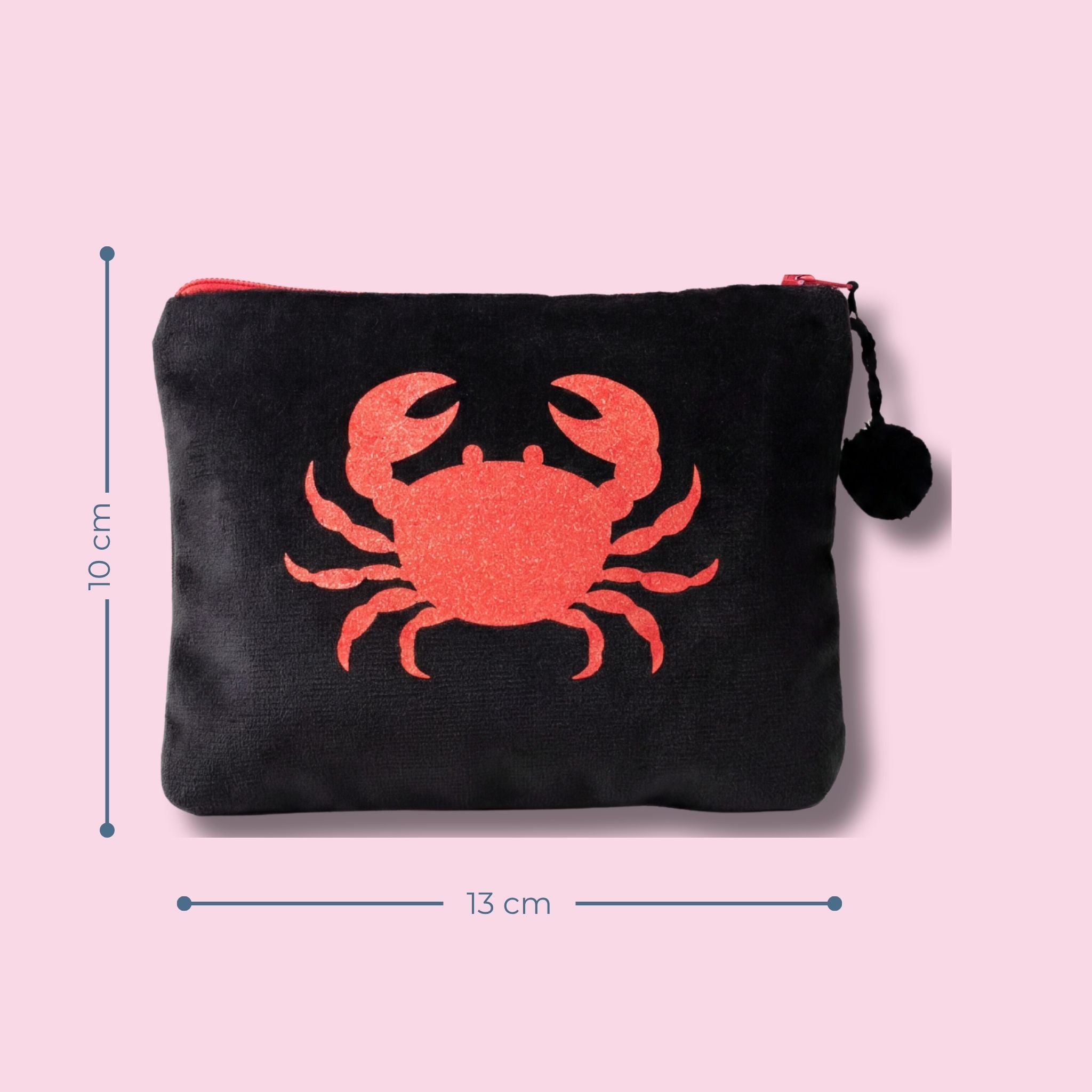 Kosmetiktasche mini Krabbe