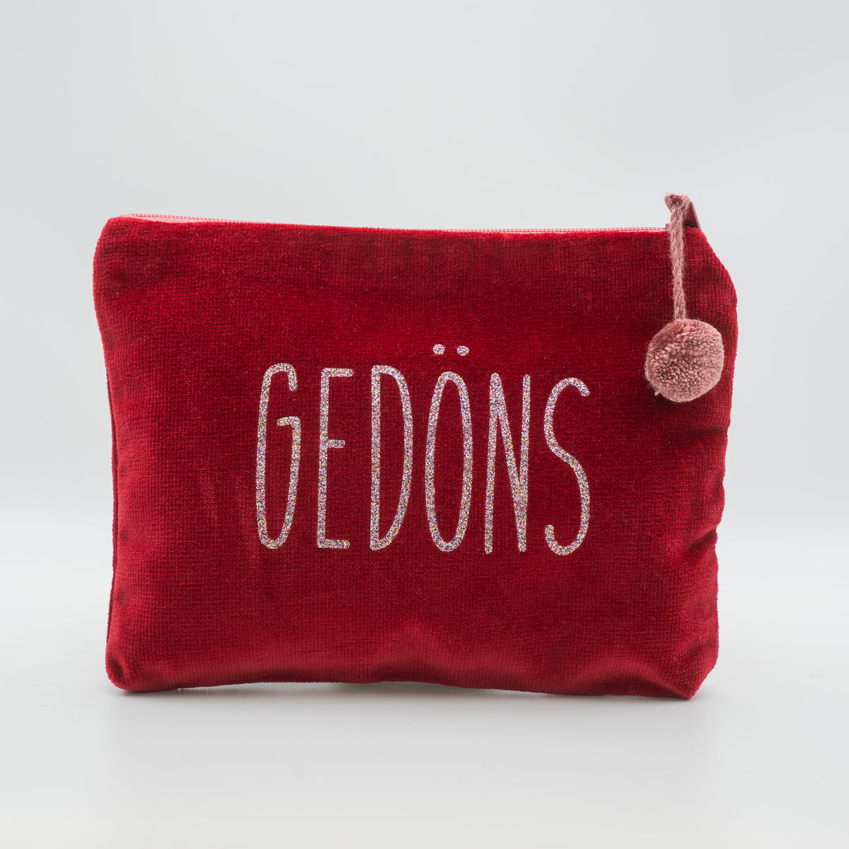 Samt-Kosmetiktasche medium "Gedöns"