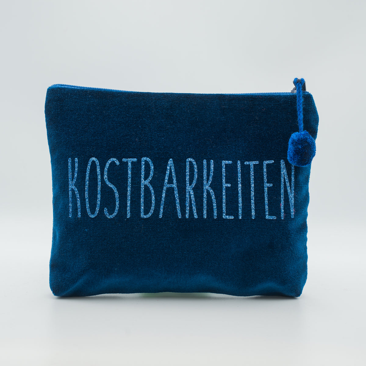 Samt-Kosmetiktasche medium "Kostbarkeiten"