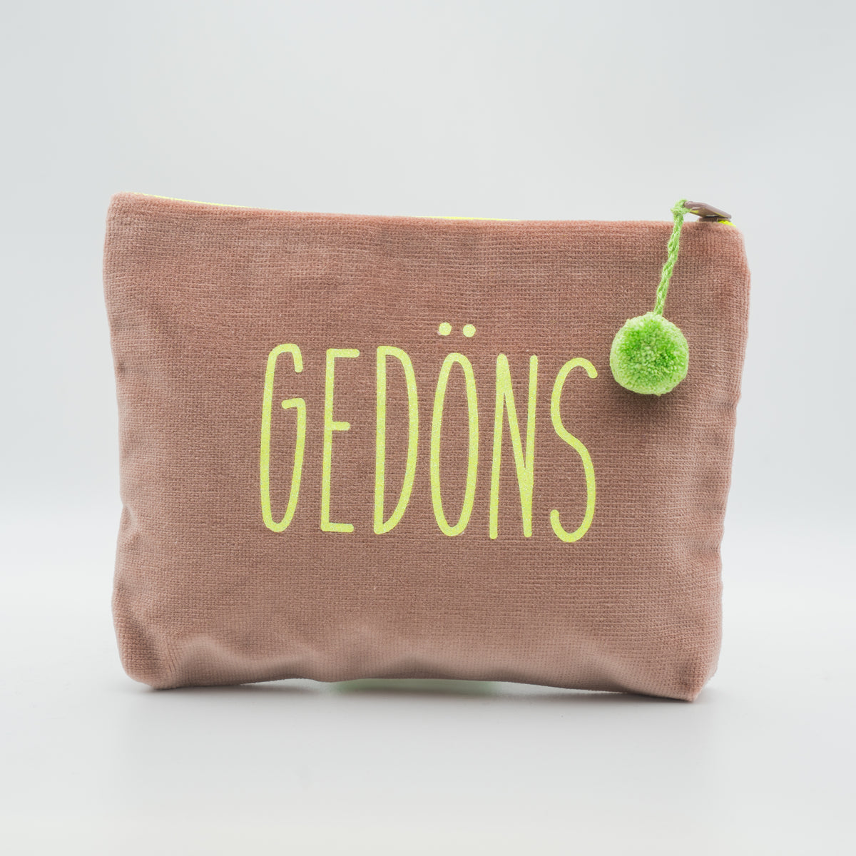 Samt-Kosmetiktasche medium "Gedöns"