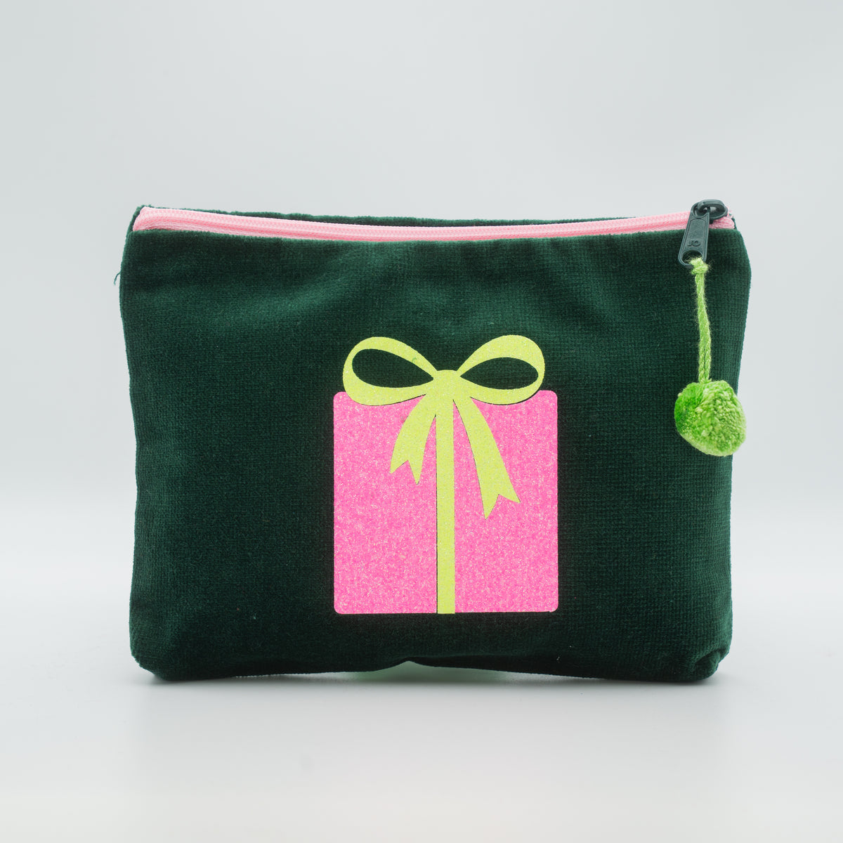 Samt-Kosmetiktasche medium "Geschenkebox"