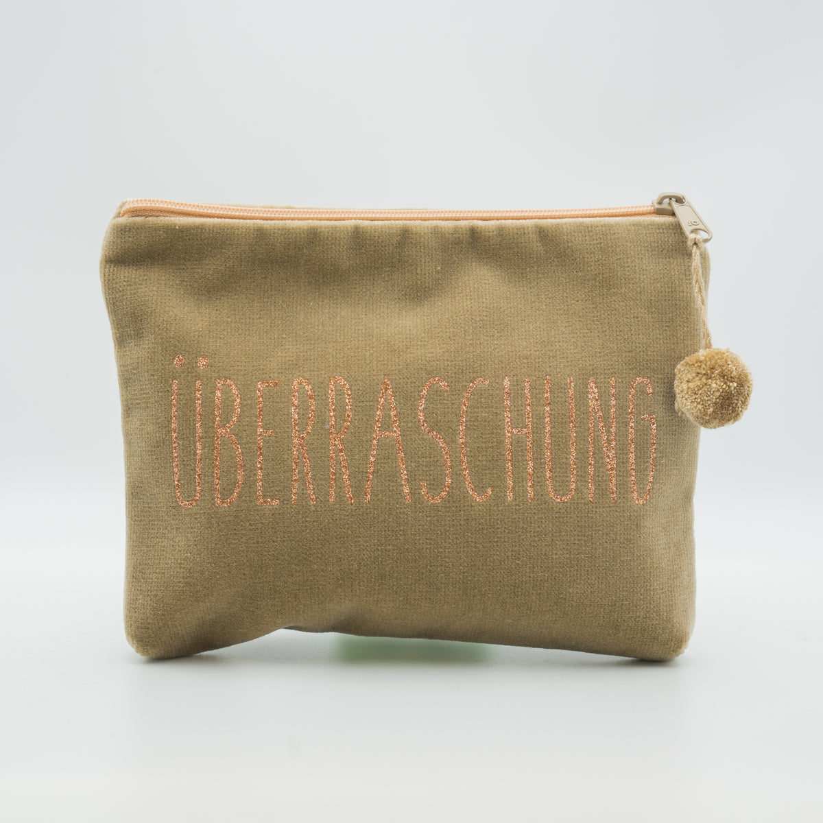 Samt-Kosmetiktasche medium "Überraschung"