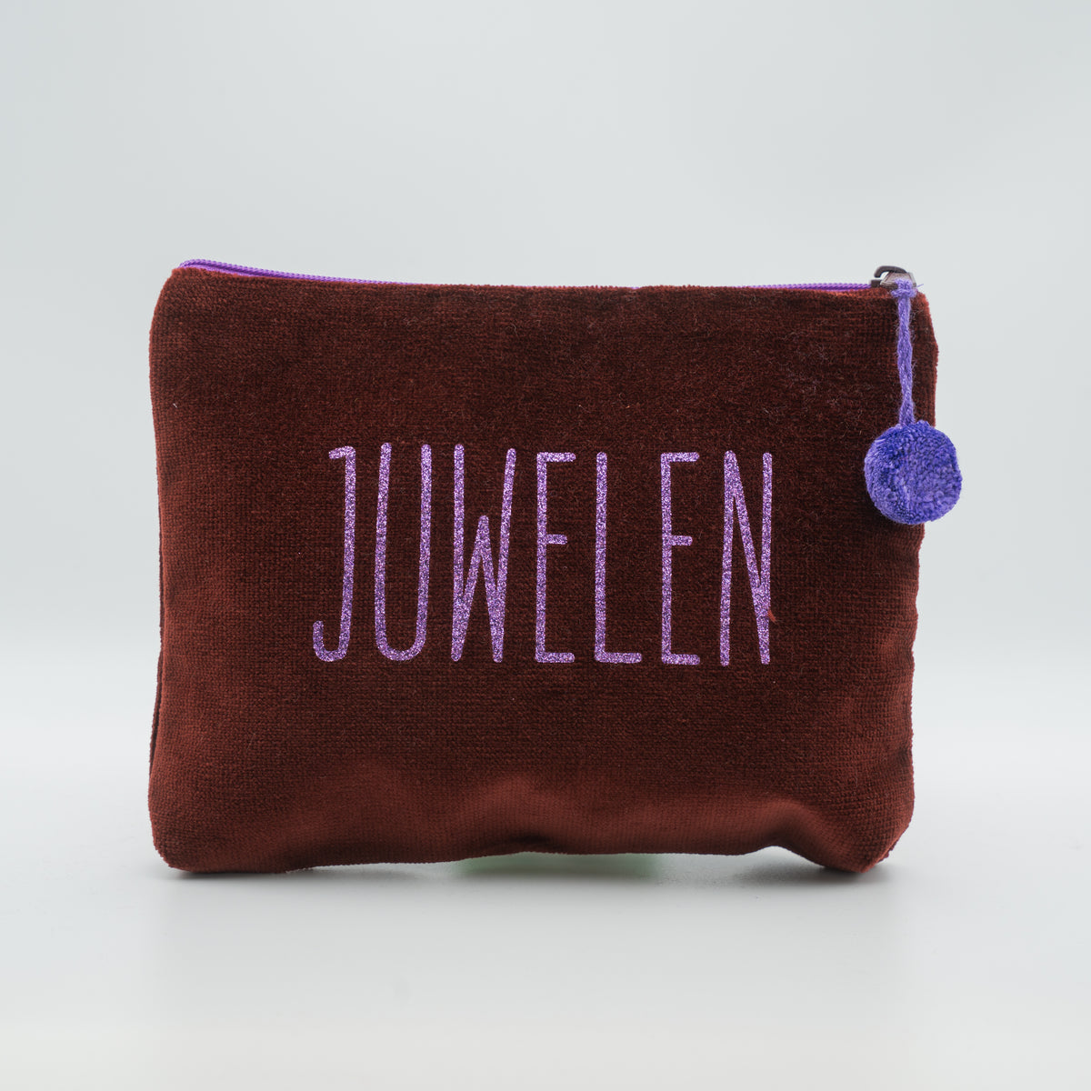 Samt-Kosmetiktasche medium "Juwelen"