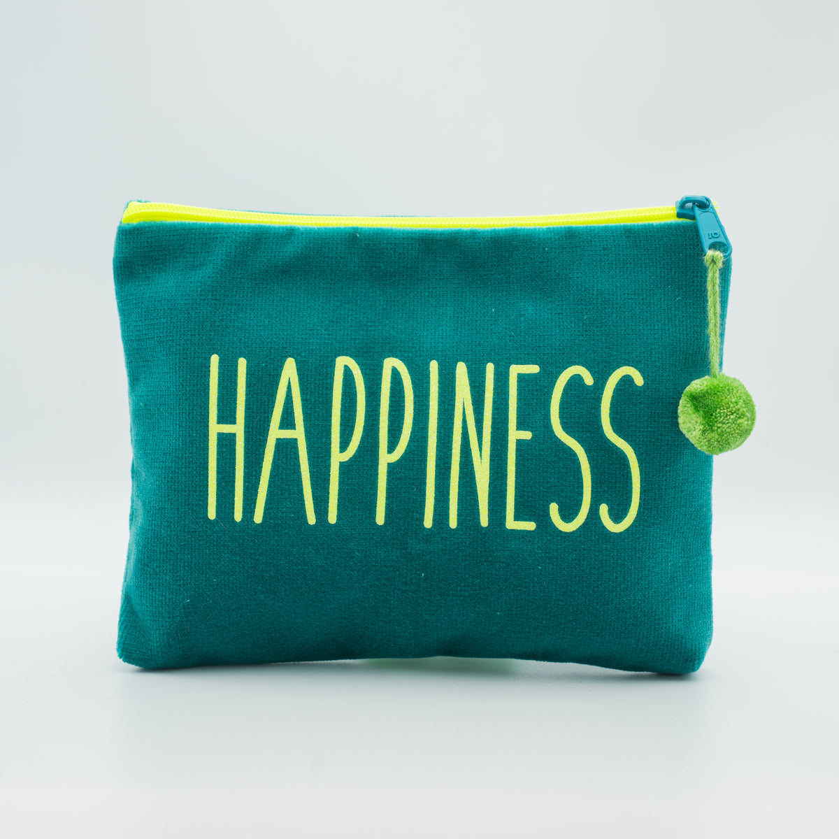 Samt-Kosmetiktasche medium "Happiness"