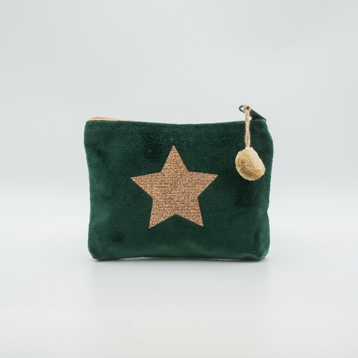 Samt-Kosmetiktasche mini "Stern"