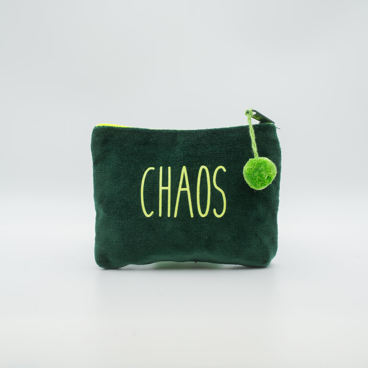 Samt-Kosmetiktasche mini "Chaos"