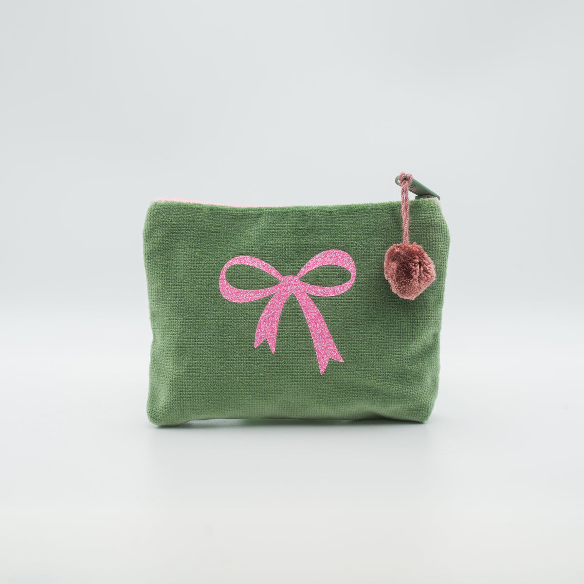 Samt-Kosmetiktasche mini "Schleife"