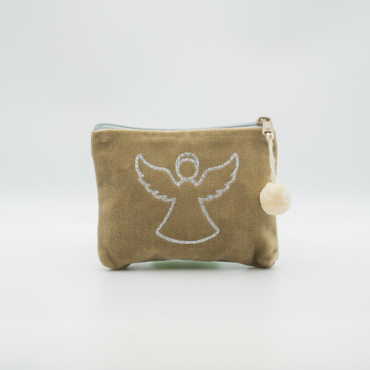 Samt-Kosmetiktasche mini "Engel"