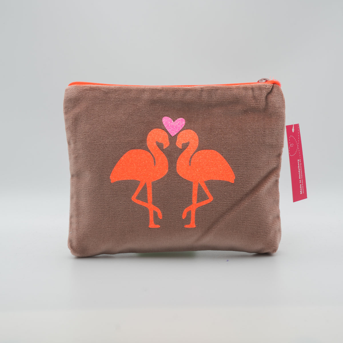 Kosmetiktasche medium Flamingo