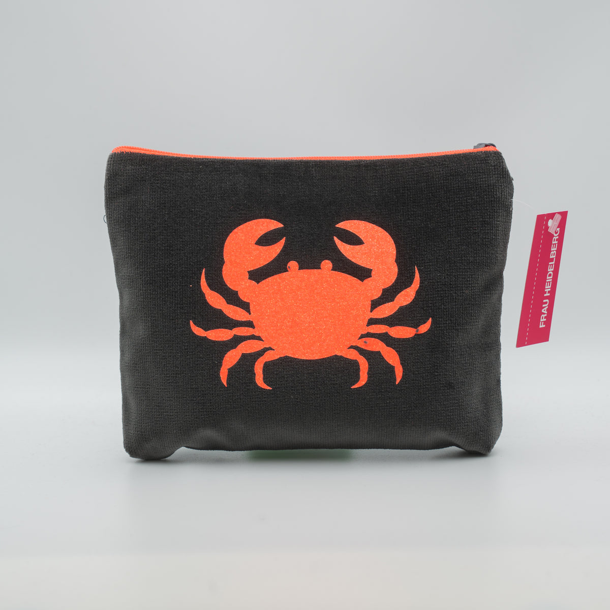 Kosmetiktasche medium Krabbe