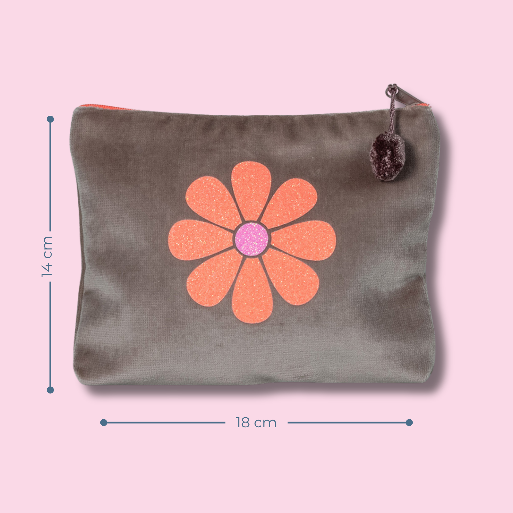 Kosmetiktasche Blume