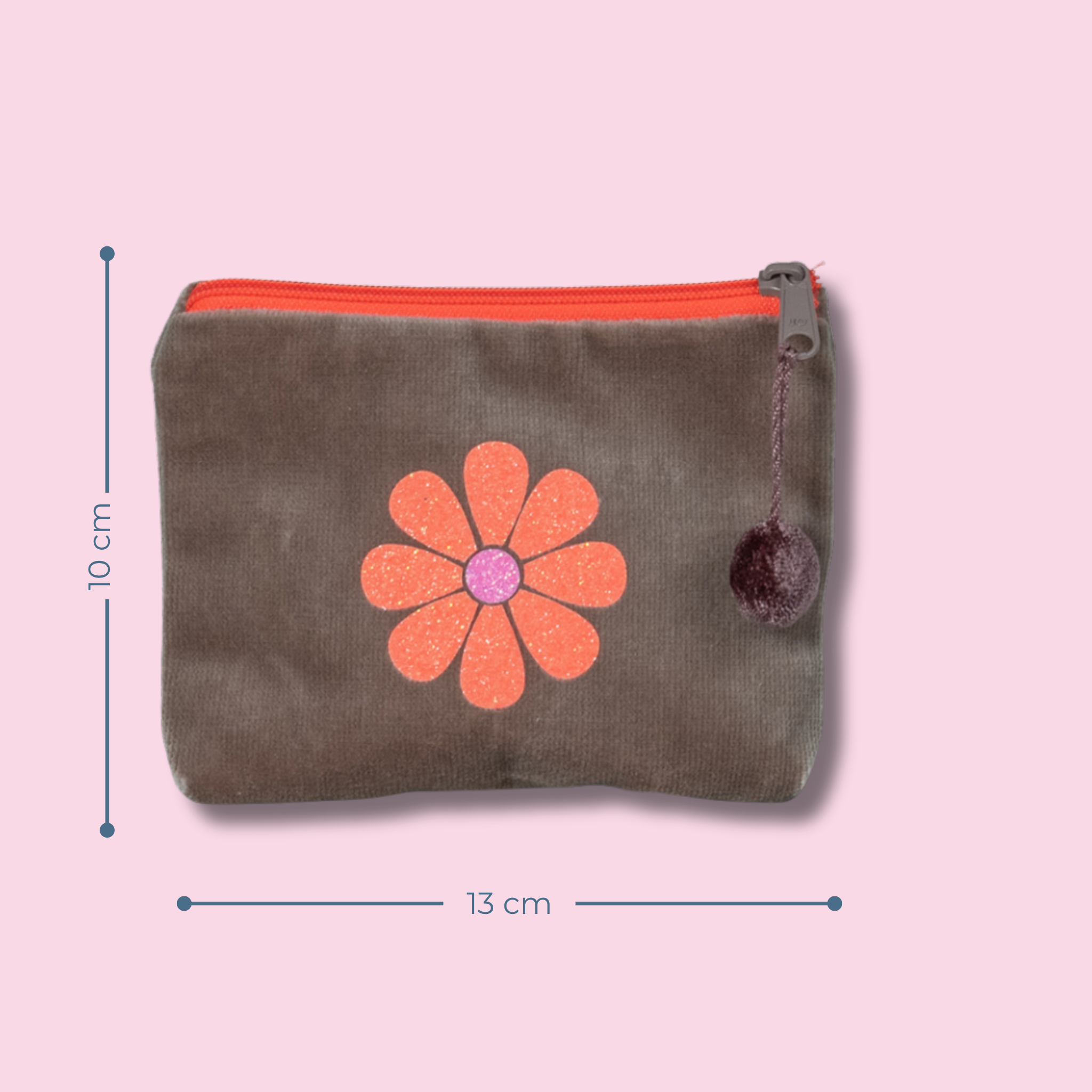 Kosmetiktasche mini Blume
