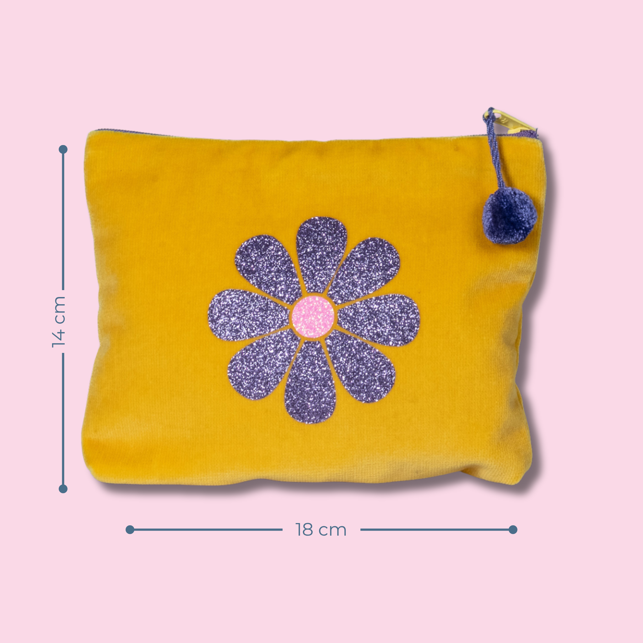 Kosmetiktasche Blume