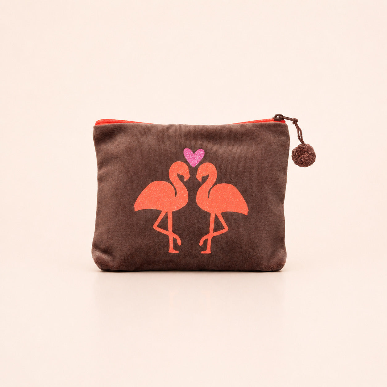 Kosmetiktasche medium Flamingo