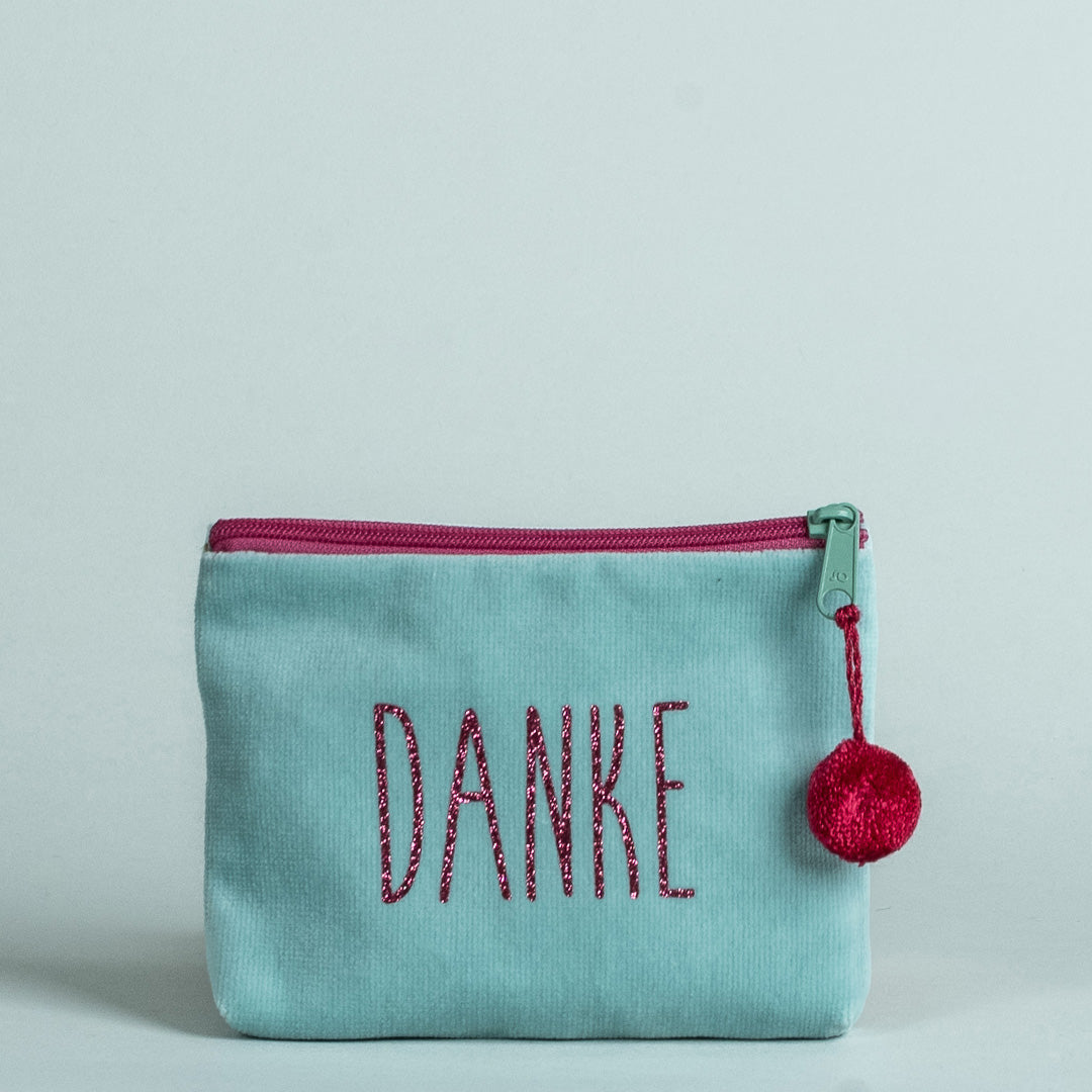 Kosmetiktasche mini Danke
