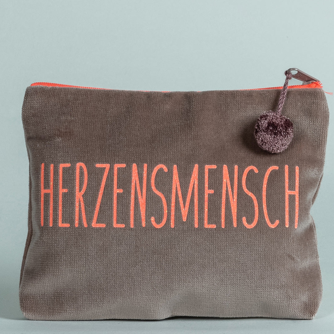 Kosmetiktasche Herzensmensch