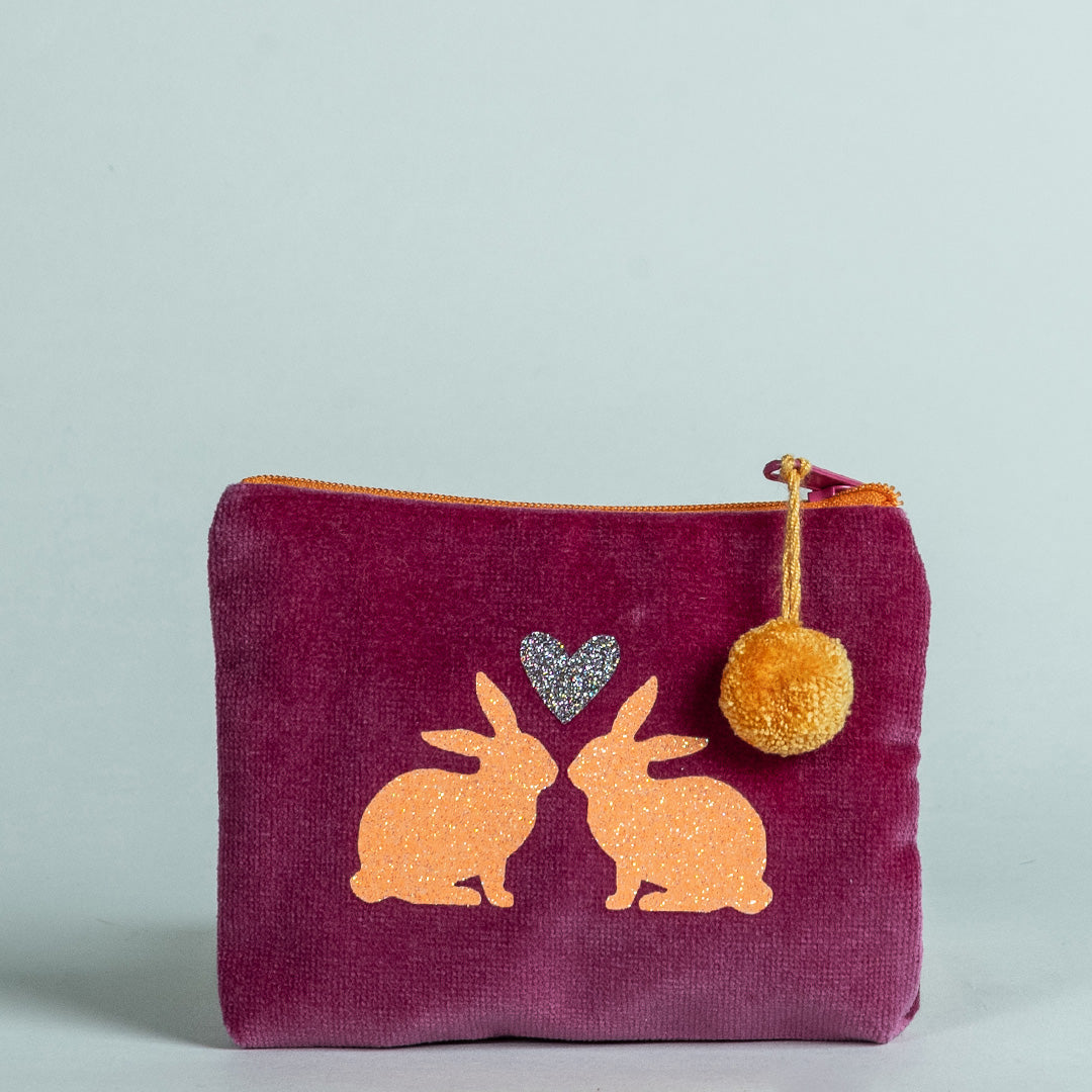 Kosmetiktasche mini Hasenpaar