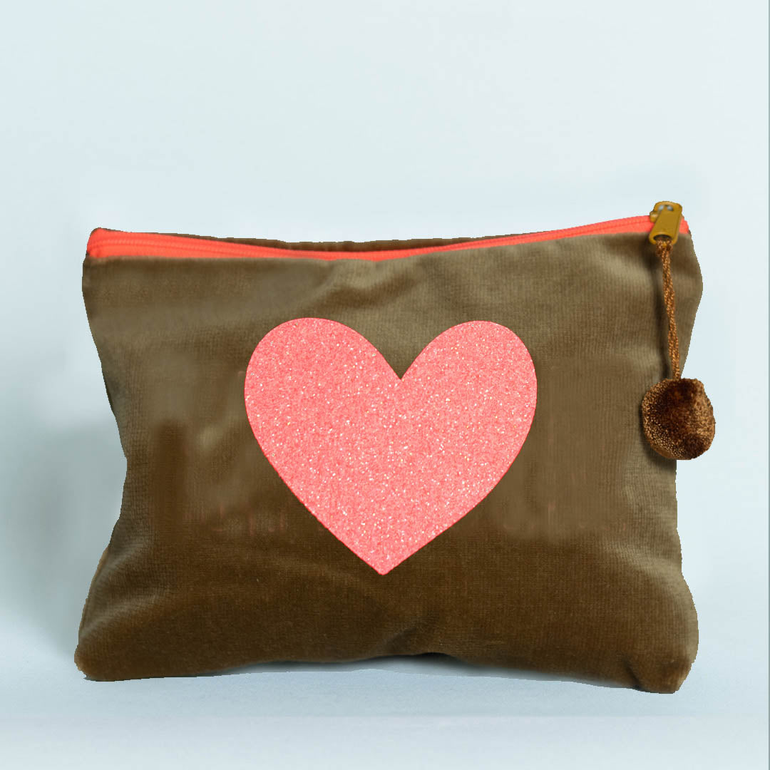 Kosmetiktasche mini Herz