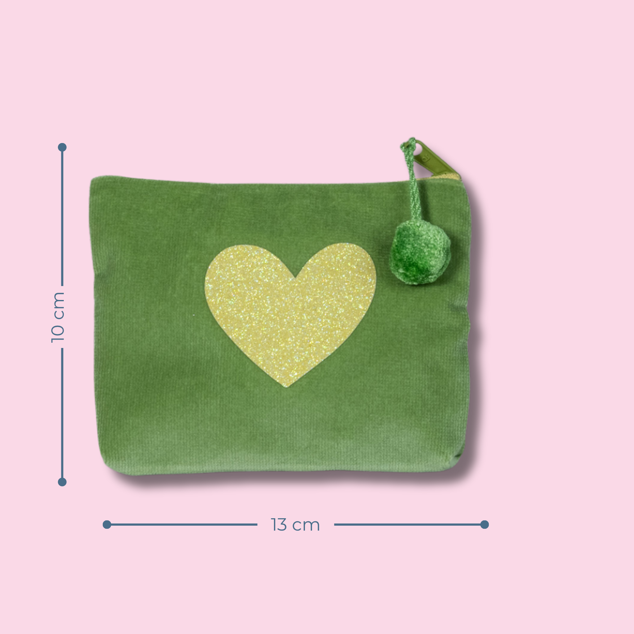 Kosmetiktasche mini Herz