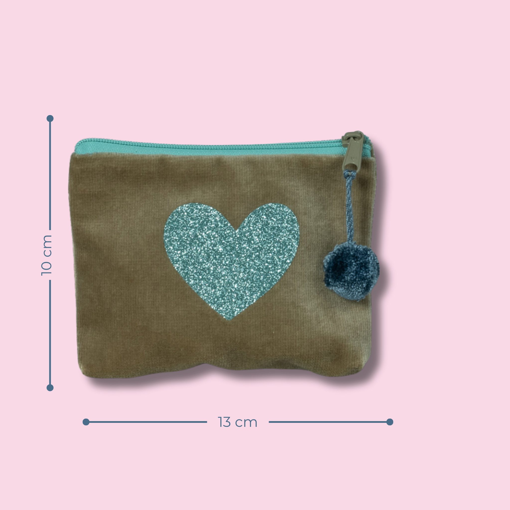 Kosmetiktasche mini Herz