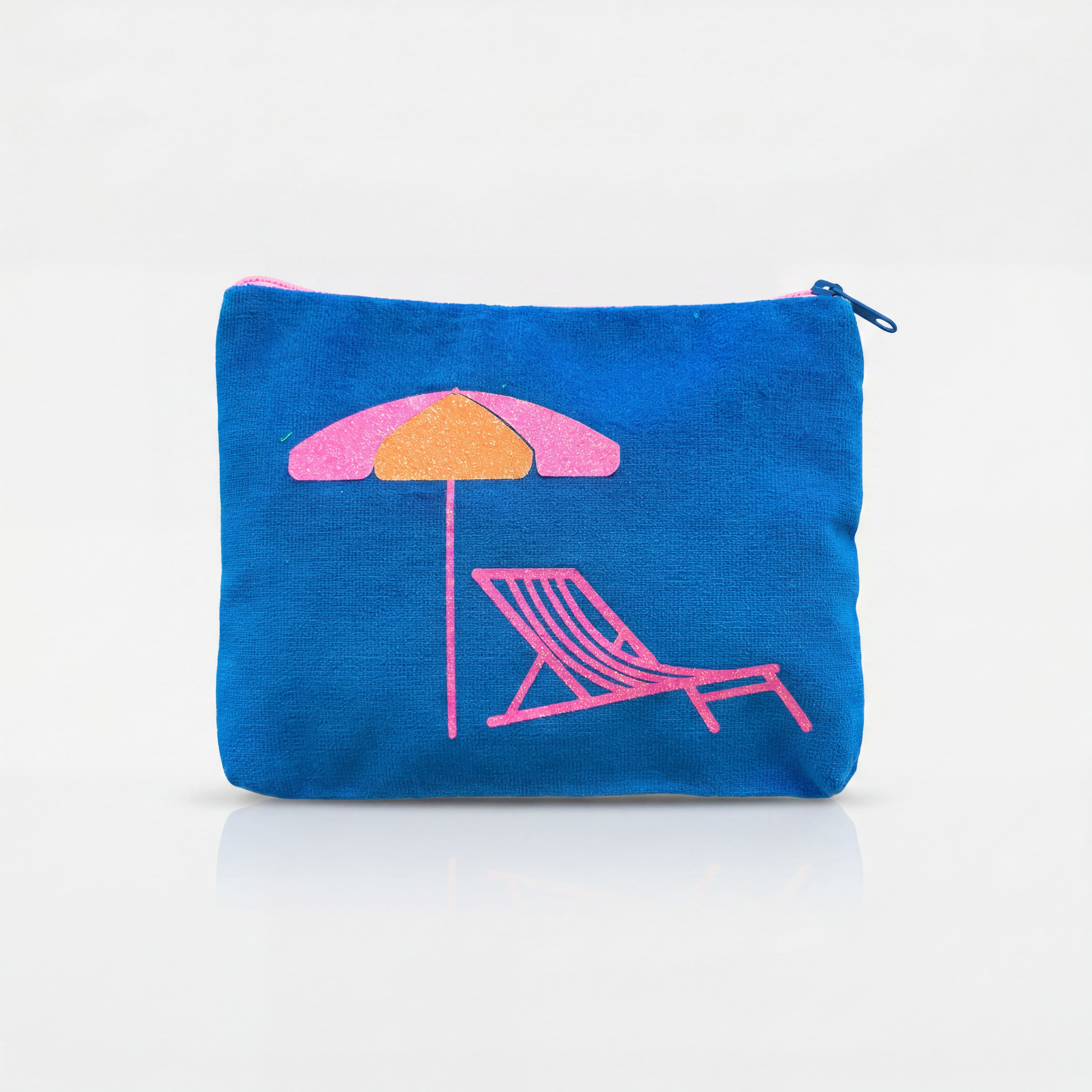 Kosmetiktasche medium Liegestuhl