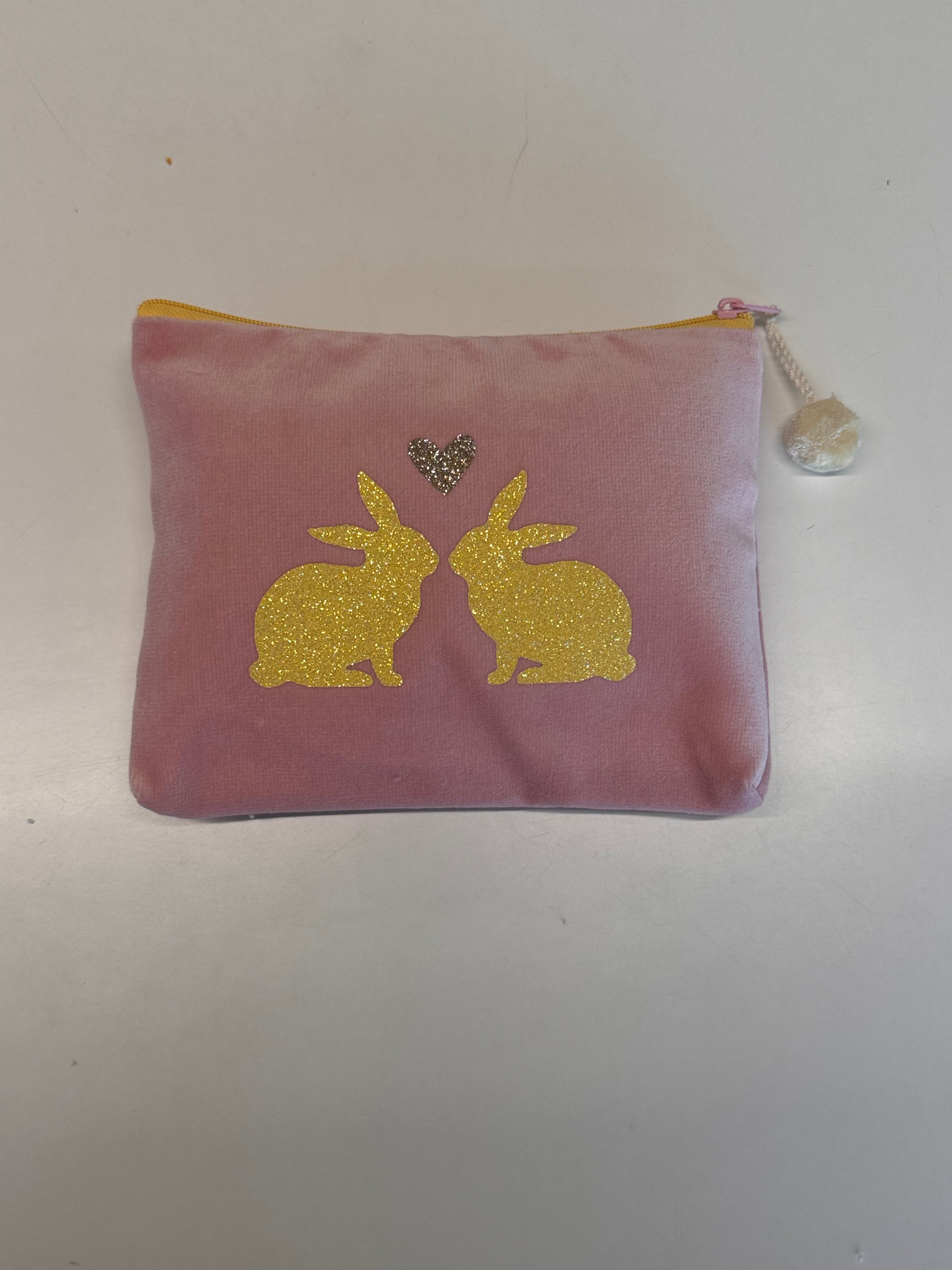Kosmetiktasche Hasenpaar
