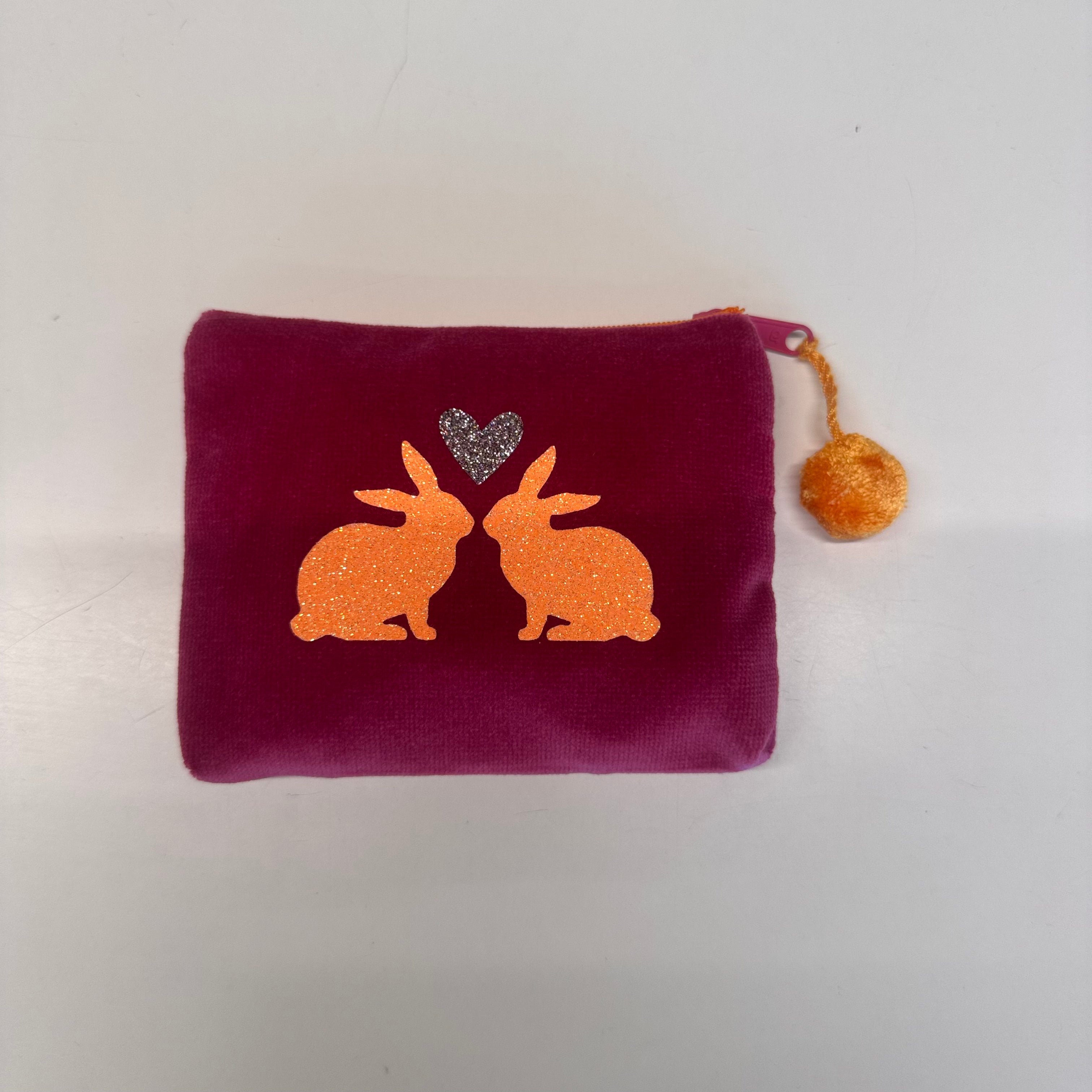 Kosmetiktasche mini Hasenpaar