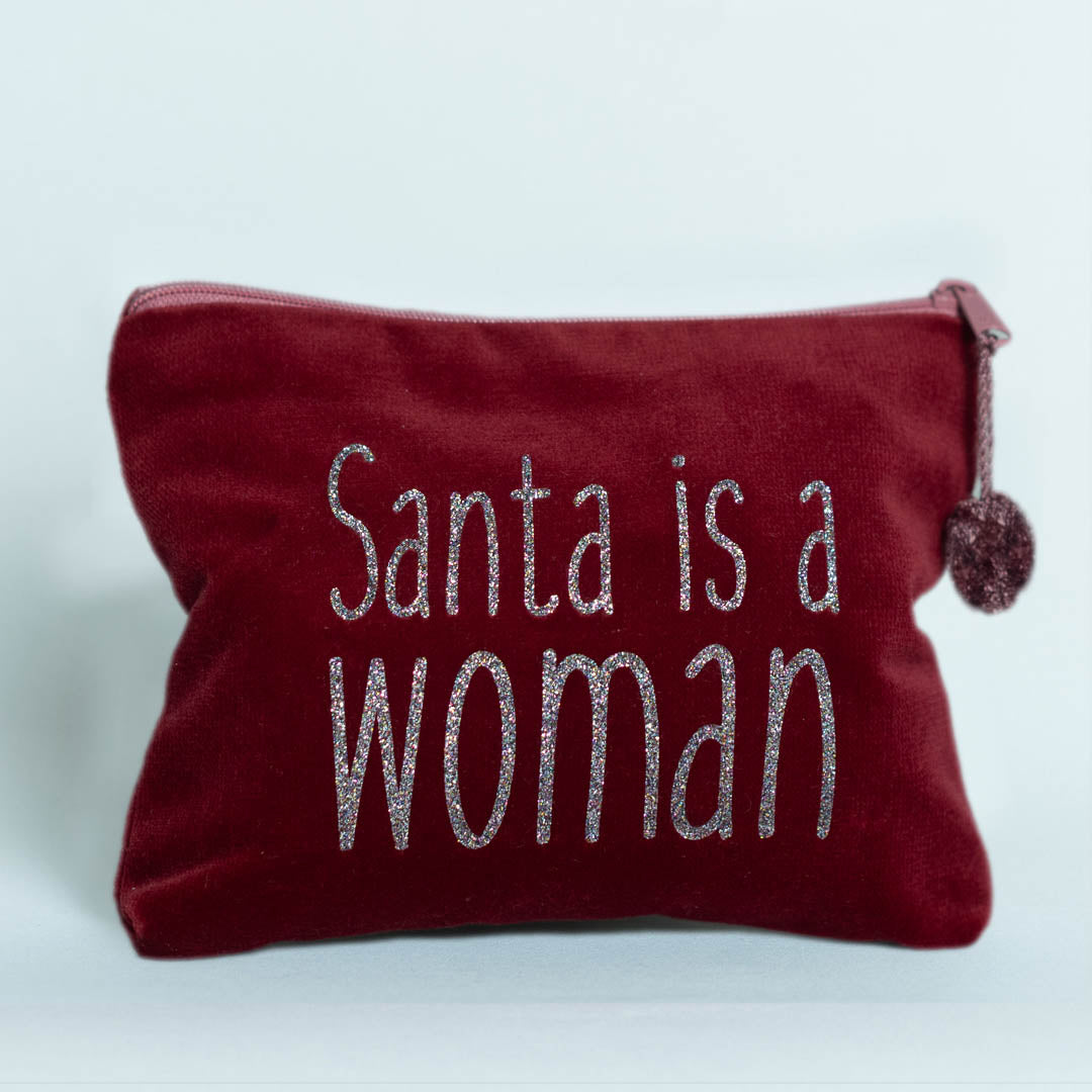 Kosmetiktasche Santa is a woman