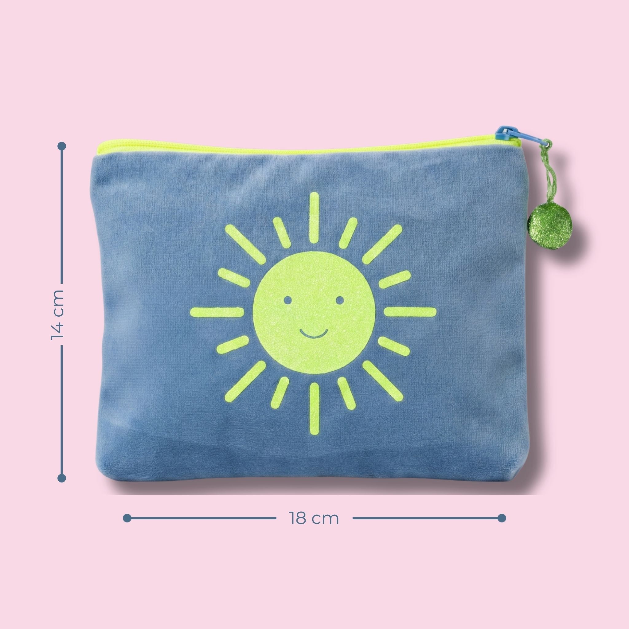 Kosmetiktasche medium Sonne