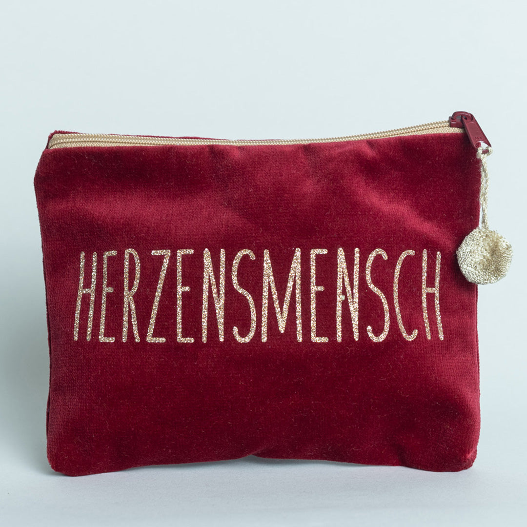 Kosmetiktasche Herzensmensch