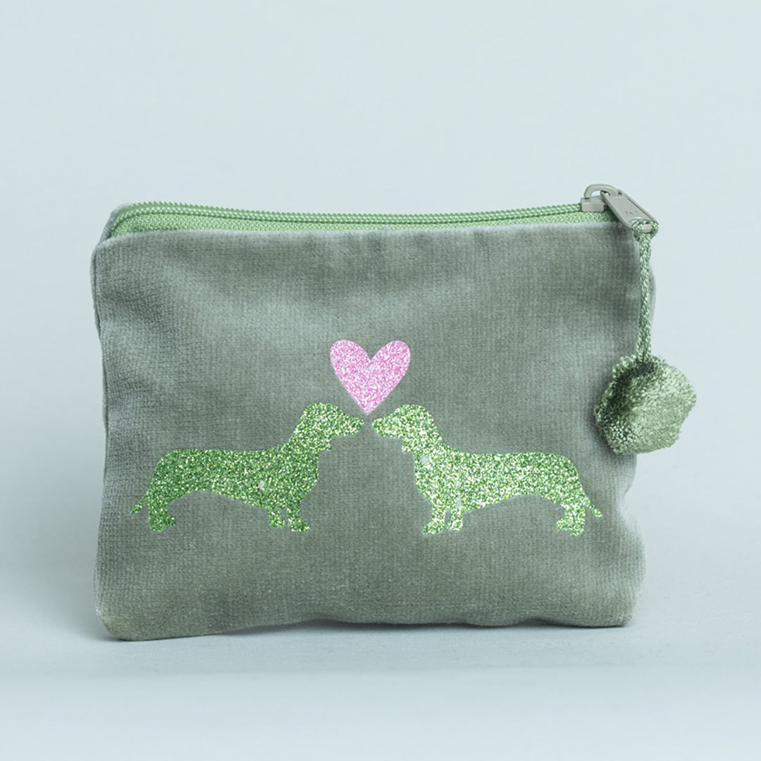 Kosmetiktasche mini Dackelpaar