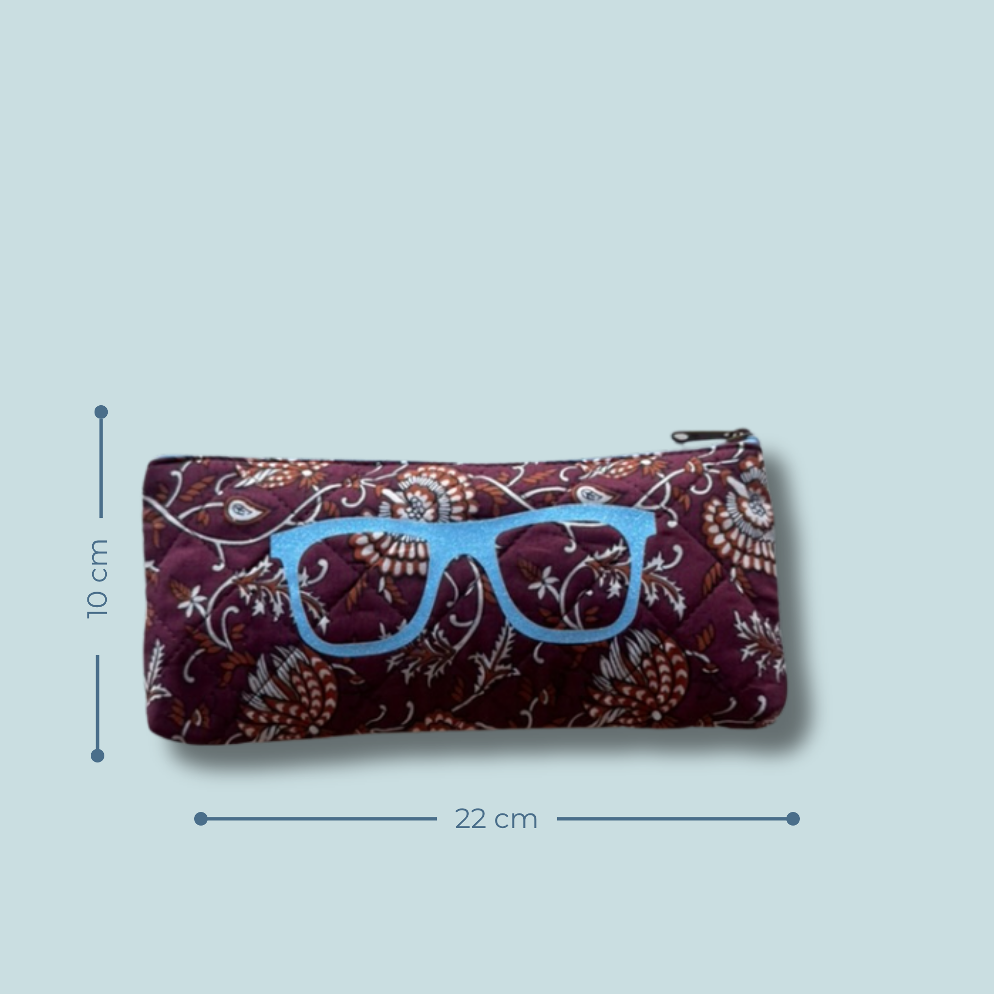 Stiftemäppchen Brille