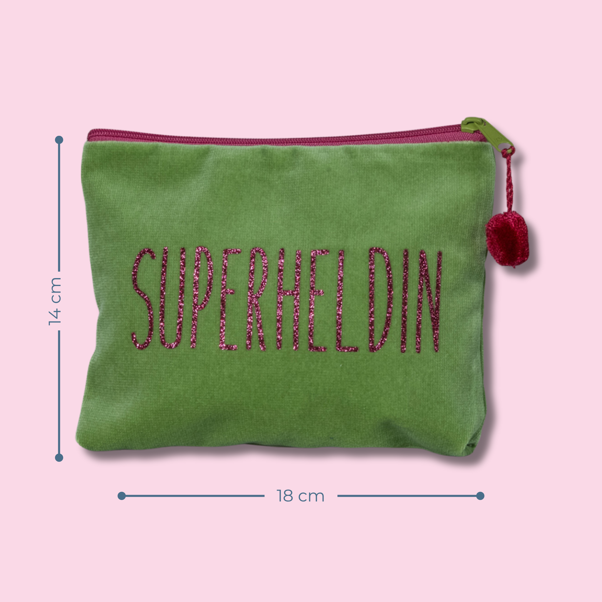 Kosmetiktasche Superheldin