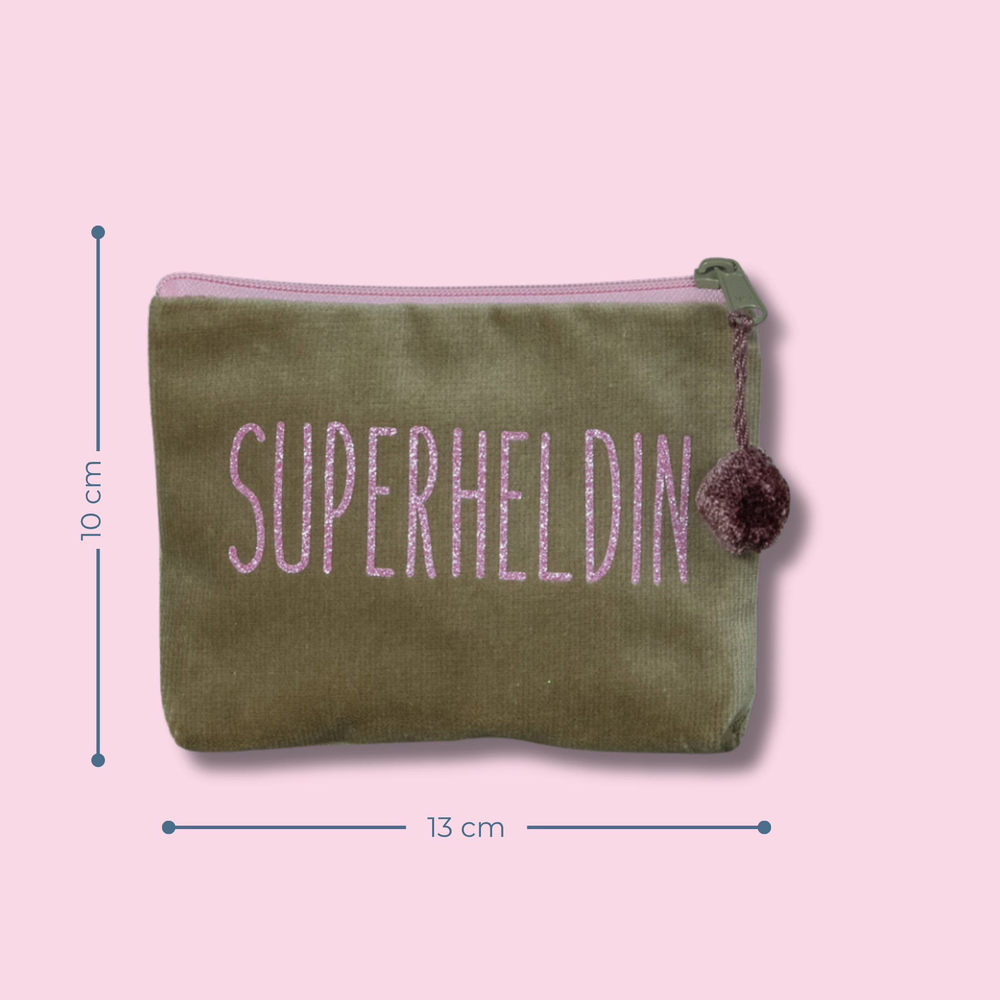 Kosmetiktasche mini Superheldin