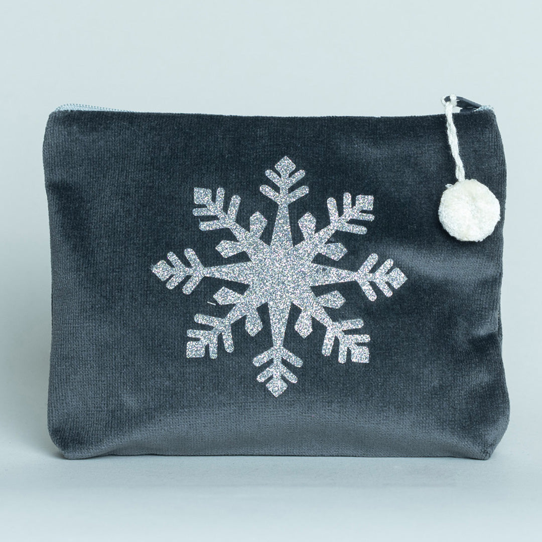 Kosmetiktasche Schneeflocke